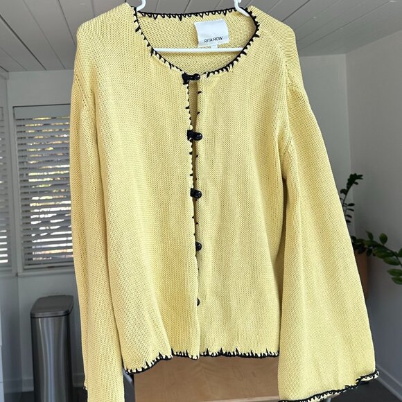 Rita Row Jupiter Sweater Yellow Size Small - Picture 2 of 3